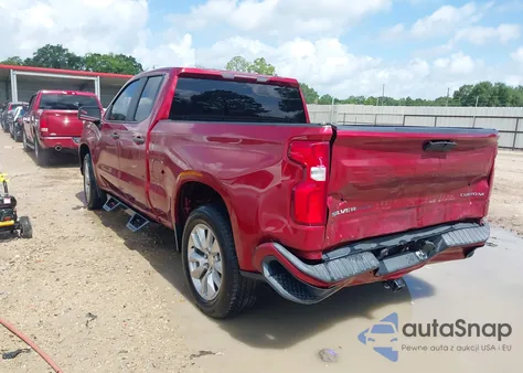 2020 Chevrolet Silverado 1500 2Wd Double Cab Standard Bed Custom из США, поврежденный, VIN 1GCRWBEK6LZ231559